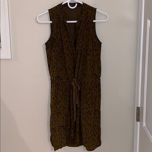 Madewell Silk Printed Shirtdress